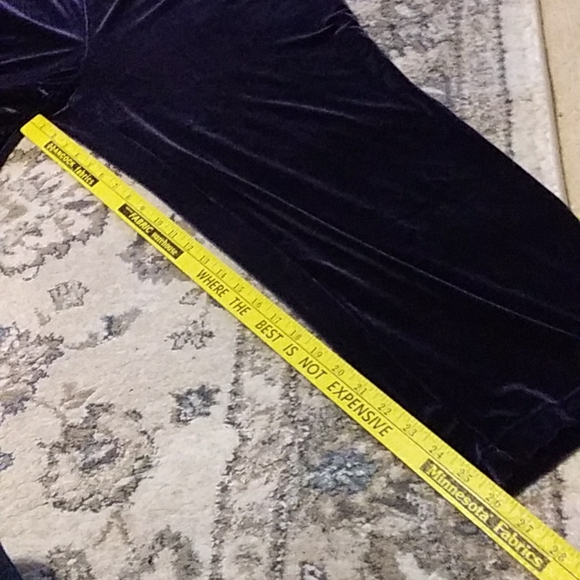 Stretch velvet pants from Coldwater Creek, VGUC - Picture 6 of 6